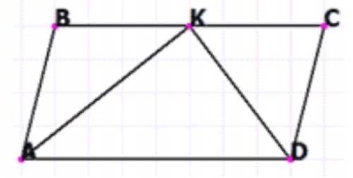 Биссектрисы углов А и D параллелограмма ABCD пересекаются в точке, лежащей на стороне ВС. Найдите пе