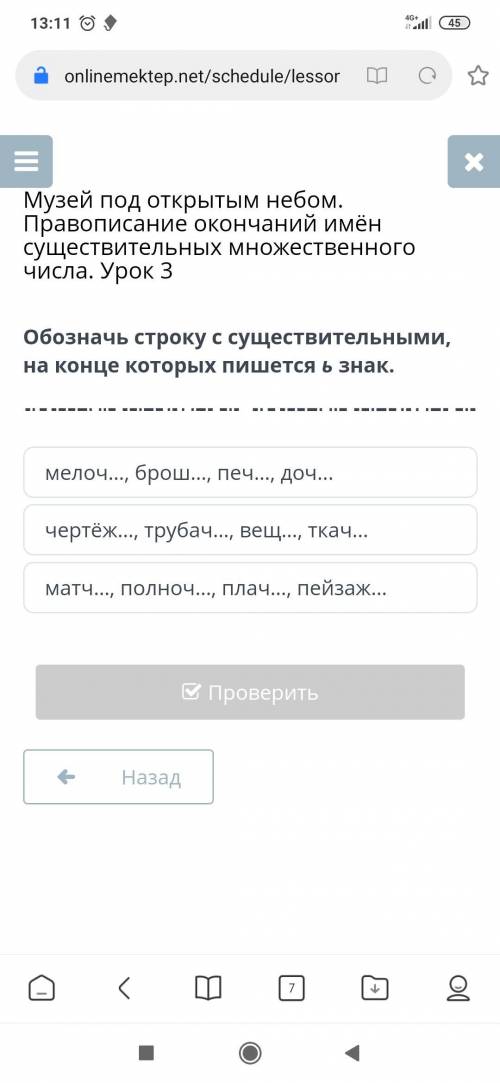 Музей под открытым небом. Правописание окончаний имён существительных множественного числа. Урок 3