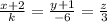 \frac{x + 2}{k} = \frac{y + 1}{ - 6} = \frac{z}{3}