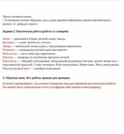 Задание 2 Лексическая работа (работа со словарём) Затон — вдавшийся в берег речной залив; заводь. Бр