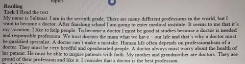 What profession does she prefer? Why does she like this job?About what doctors must võrry?Who are do