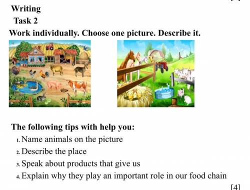 Writing Task 2 Work individually. Choose one picture. Describe it. The following tips with help you: