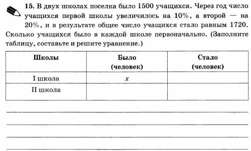 таблицу делать не надо просто уравнение, будет что то не то написано бан