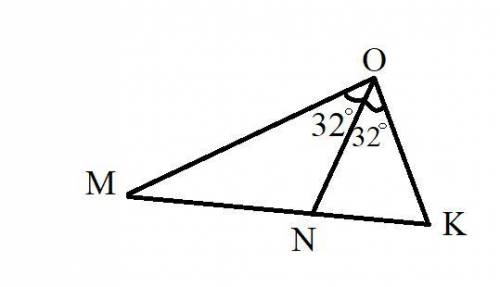 1. Используя рисунок, укажите верные утверждения: 1) ON - медиана треугольника МОК2) 1) ON – медиана