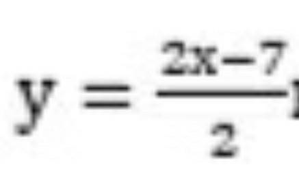 Найдите область значений функции, у=(2х-7)/2 (на фото) на отрезке -3<x<6​