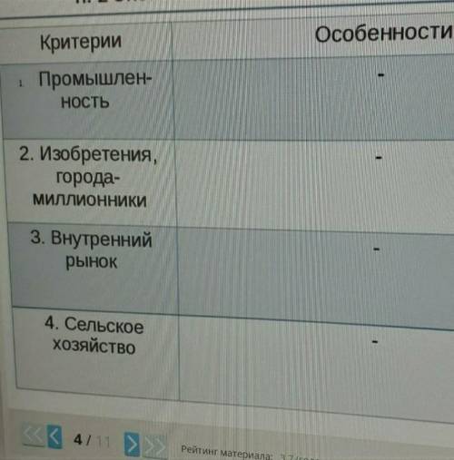 Нужно сделать таблицу по всеобщей истории нового времени класссша в эпоху позолоченого века и прогре