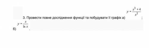 Провести повне дослідження функції та побудувати графік ​