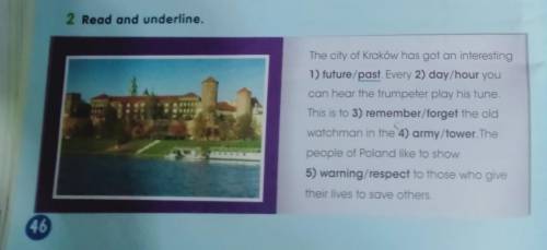 The city of Kraków has got an interesting 1) future/past. Every 2) day/hour youcan hear the trumpete