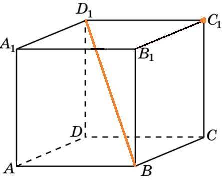 Дан прямоугольный параллелепипед A B C D A 1 ​ B 1 ​ C 1 ​ D 1 ​ ( A B = 3 , A D = 2 , A A 1 = 2 3 ​