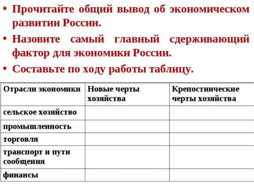 Вторая половина 18 века Крепостное право в России