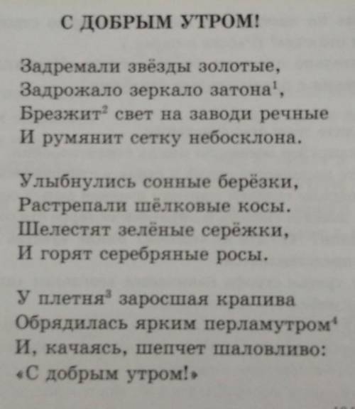 Отношение лирического героя к миру: 3. Прочтите выразительно 1 строфу. Что видит лирический герой С.