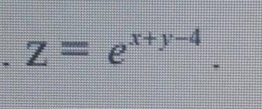 Найти полный дифференциал функцииz=^x+y-4​