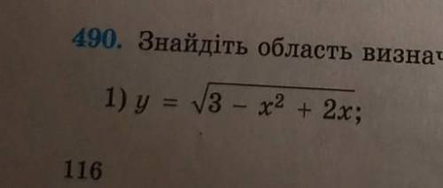 Знайдіть область визначення функції​