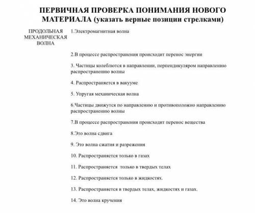 Физика 9 класс, продольная механическая волна