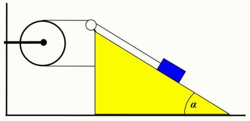 На горизонтальной поверхности находится клин с углом α=30° при основании. На его гладкой наклонной п