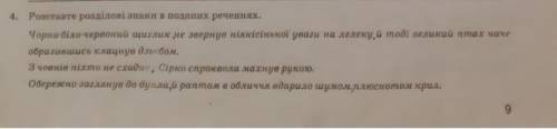 [ ів] Укажіть розділові знаки у 3-х маленьких реченнях