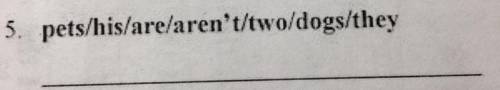 Короче расставить правильно предложения с утвердительным вопросом. pets:his/are/aren’t/two/dogs/the