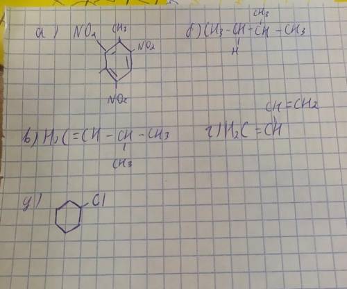 дать названия органическим веществам​