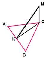 Точка М лежить поза площиною різностороннього трикутника АВС. МC – перпендикуляр до площини трикутни