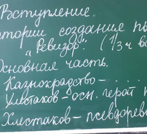 с соченение про Ревизор. Длиное соченение должно быть план а осталное задание в фоте. ​