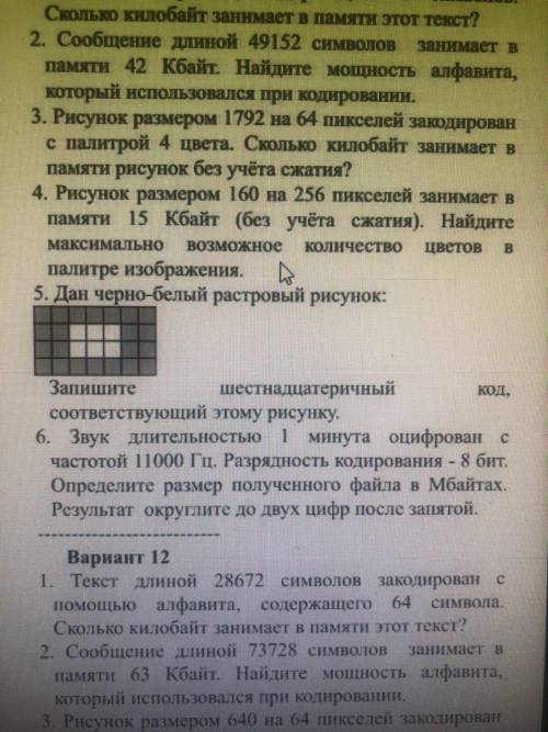 по информатике 10 класс нужно сделать номер 4 и 5