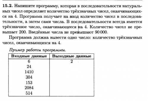 Напишите программу, которая в последовательности натуральных чисел определяет количество трёхзначных