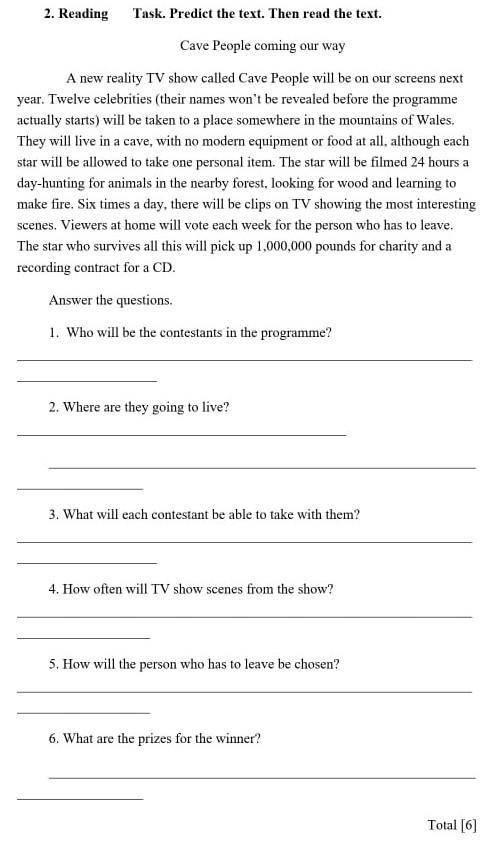 Task. Predict the text. Then read the text.Cave People coming our way​