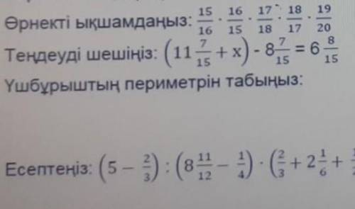 Орнекті ықшамданыз берініздерж