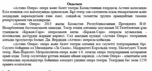 5. Сұраққа толық жауап беріңіз. Театр қашан және кімнің бастамасымен ашылды?​