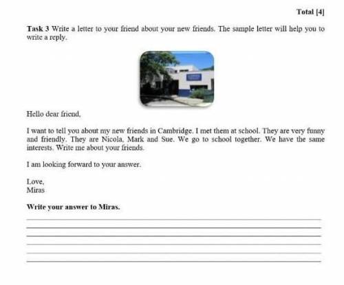 Write a Letter to your friend about your new friends.The Sample letter will help You to write a repl