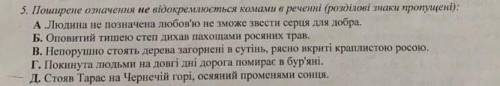 Поширене означення не відокремлюється ​