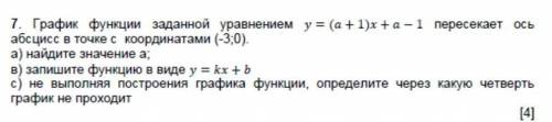 7 график функции заданной уравнением Y=(а+1х+а-1​