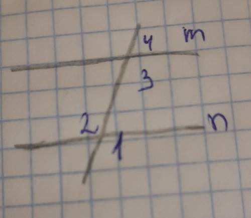 ОТВЕТЬТЕ Дано:m || nугол 1 = 68°угол 2, 3, 4 - ?​