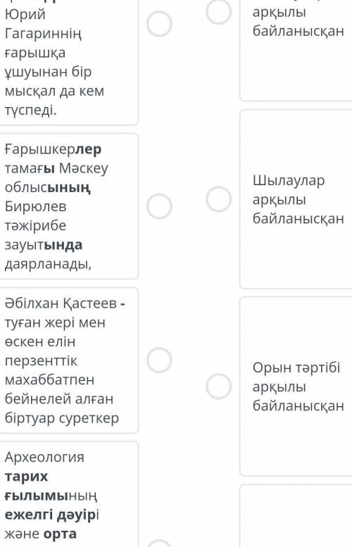 Берілген сойлемдер создер қандай тәсілдер арқылы байланысты тұрғанын сэйкестендіріп корсетініздер​