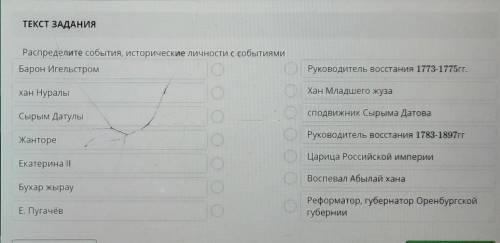 ЗАДАНИЕ No4 ОБЩЕЕ ВРЕМЯ: 34:06 xВРЕМЯ НА ЗАДАНИЕ: 08:51ТЕКСТ ЗАДАНИЯРаспределите события, историческ