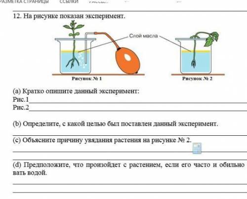 На рисунке показан эксперимент рисунок 1 рисунок 2 свой Москвы кратко Опишите данный эксперимент Опр