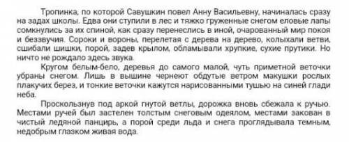 6)Выпишите из текста 2 словосочетания , которые использует автор для компания лесото ручья быстрей