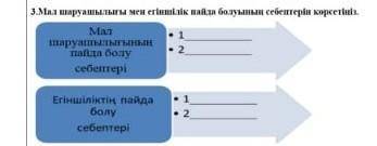 Мал шаруашылығы мен егіншілік пайда болуының себептерін көрсетіңіз ​