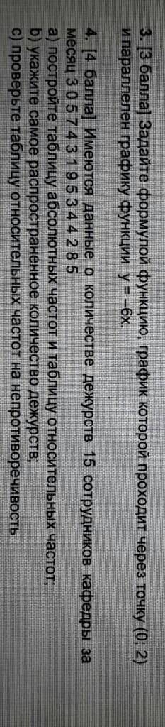 а задайте формулой функцию график который проходит через точку (0,-2) и парралеллен графику функции