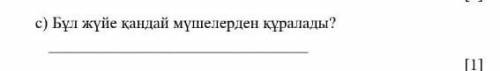 Бул жуйе кандай мушелерин куралады? ​