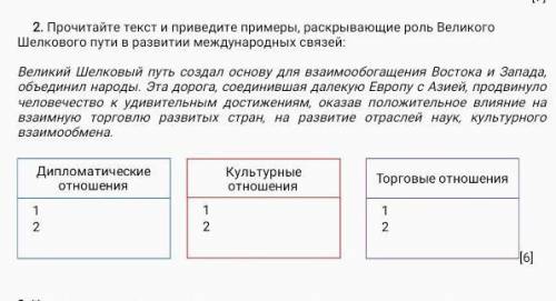 Великий Шелковый путь создал основу для взаимообогащения Востока и Запада, объединил народы. Эта дор