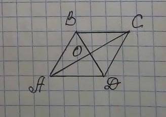 Дан ромб ABCD. Диагонали ромба- АС=48см; BD=14смнайдите сторону ромба.​