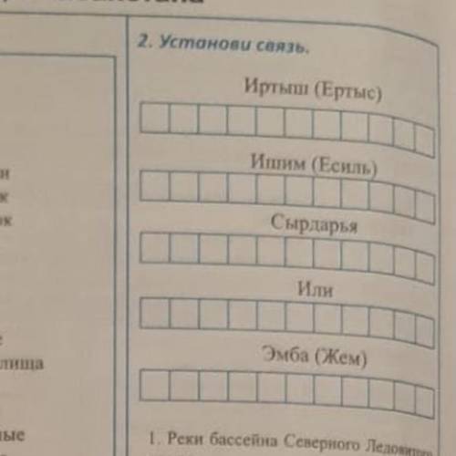 с географией I. Реки бассейна Северного Ледовитого оксана, 2. Реки внутреннего стока. 3. Построены