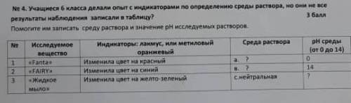 им записать среду раствора и значение даю 10 б​