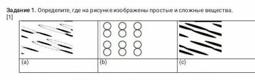 опредилите где на рисунке изображены простые и сложные вещества.СОЧ​