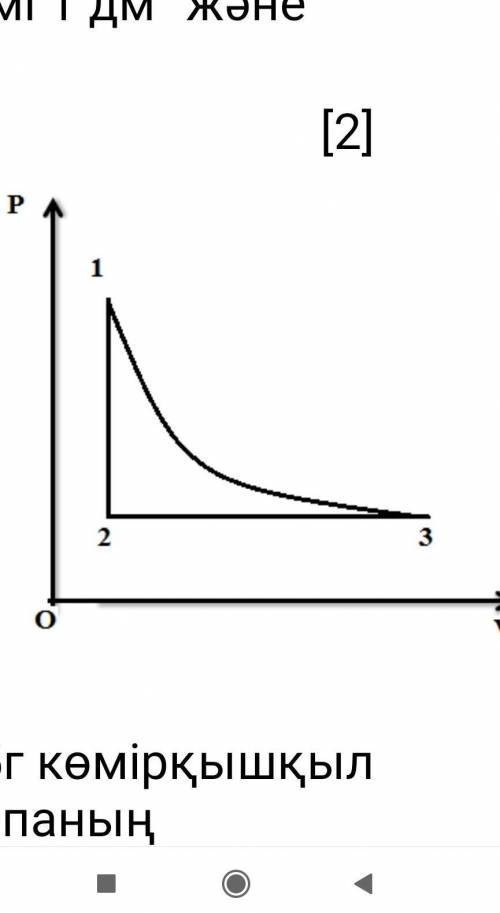 На рисунке показан график состояния газа. а) Опишите процессы, нанесите их на график в координатах p