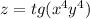 z = tg( {x}^{4} {y}^{4} )