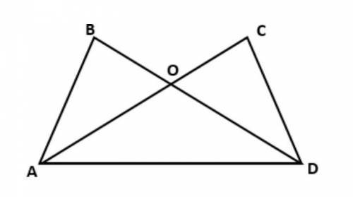 1. ∠В = ∠С,ВО = СО. Докажите, что треугольник АОD – равнобедренный