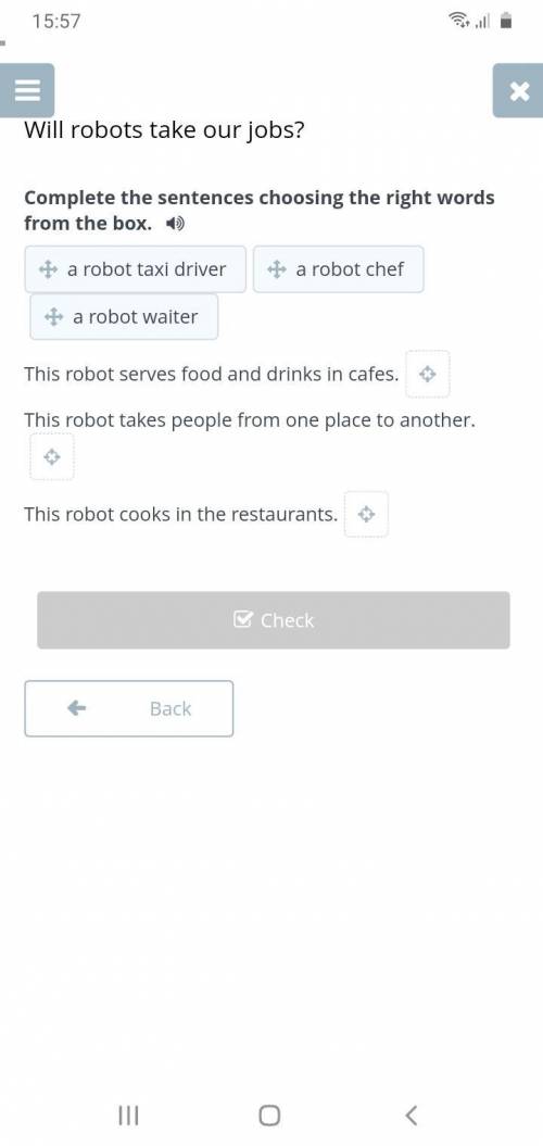 Will robots take our jobs? Complete the sentences choosing the right words from the box. a robot tax