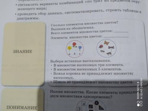 Сколько элементов множества цветов? Выпили их обозначения. Всего элементов множества цветов:. ЭЛЕМЕН